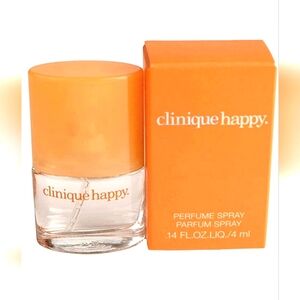 🧡 NIB Clinique Happy Deluxe Mini Classic Floral & Fresh Citrus .14 Oz